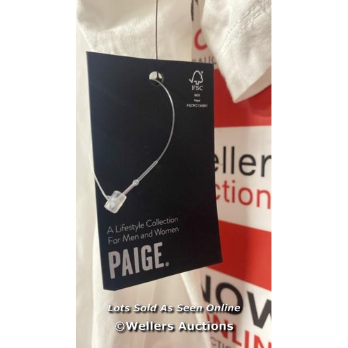 7588 - PAIGE TEE BASIC SHORT SLEEVE CN CLEAN WHITE FRESH WHITE / XXL / APPEARS NEW & UNWORN / SEE IMAGES FO... 