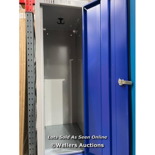 17 - METAL STORAGE LOCKER / MATERIAL: STEEL / NUMBER OF DOORS: 2 / TYPE OF LOCK: CYLINDER LOCK / WITH KEY... 