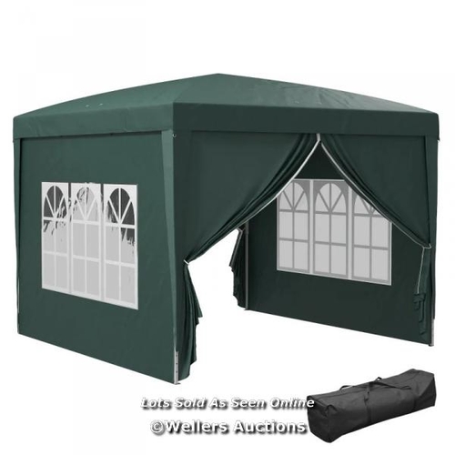 2481 - OUTSUNNY POP UP GAZEBO / MINIMAL SIGNS OF USE / NOT FULLY CHECKED / BD