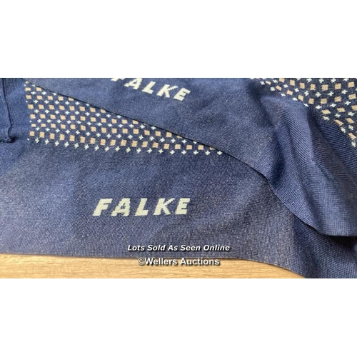 4009 - FALKE SOCK UPTOWN TIE 41-42 6000/ROYAL BLUE / APPEARS NEW / SIZE 41-42