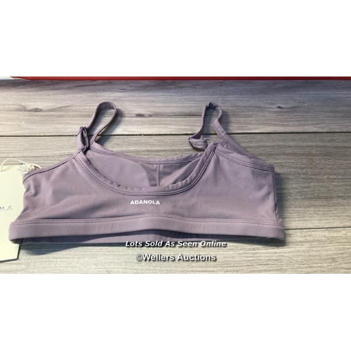 4058 - ADANOLA ULTIMATE SCOOP BRA M MAUVE PURPLE / M / APPEARS NEW / WITH TAGS