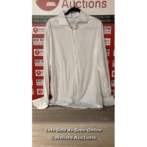 4120 - ETON F SHIRT CF 4WAY S 17 1/2 WHITE - 00 / SIZE17.5 / APPEARS NEW