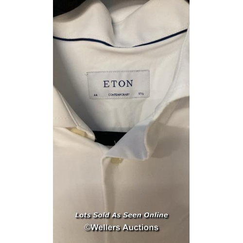 4120 - ETON F SHIRT CF 4WAY S 17 1/2 WHITE - 00 / SIZE17.5 / APPEARS NEW