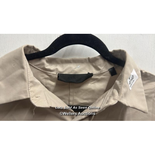 4140 - FEAR OF GOD ESSENTIALS C SHIRT BUTTON DOWMN / BACK BRANDING / M / APPEARS NEW - SEE IMAGES