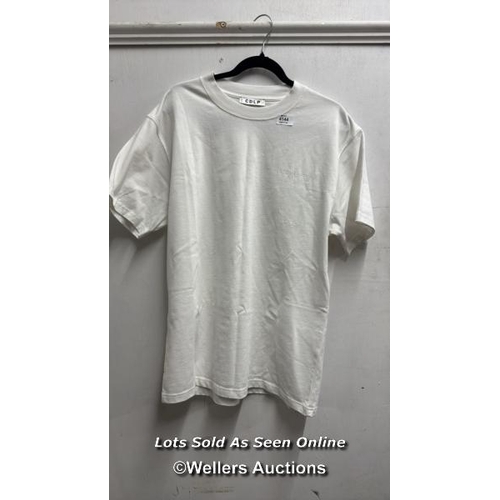 4144 - CDLP T-SHIRT SHORT SLEEVE CN HW JERSEY / S / OPTIC WHITE / APPEARS NEW - SEE IMAGES