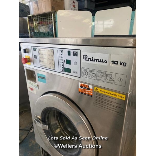 1 - Primus FS10 10kg Washing Machine / Lot location: Caterfair, 8 Royce Road, Peterborough, PE1 5YB