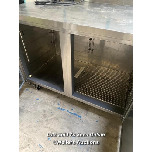 5 - Prep Counter, originally from a Subway restaurant, with chilled storage / Lot location: Caterfair, 8... 