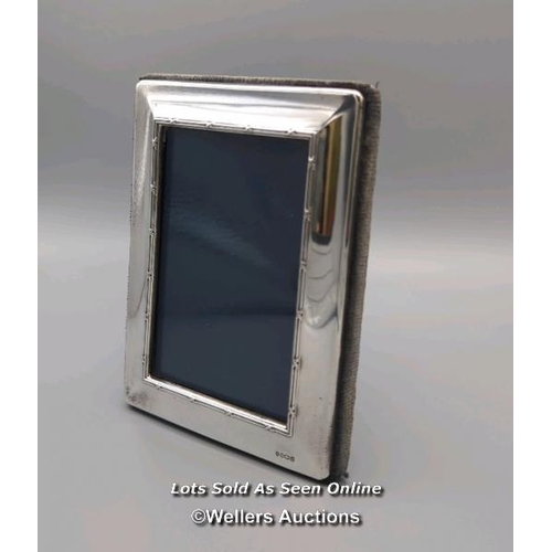 4 - Hallmarked silver photo frame (aperture 3.5