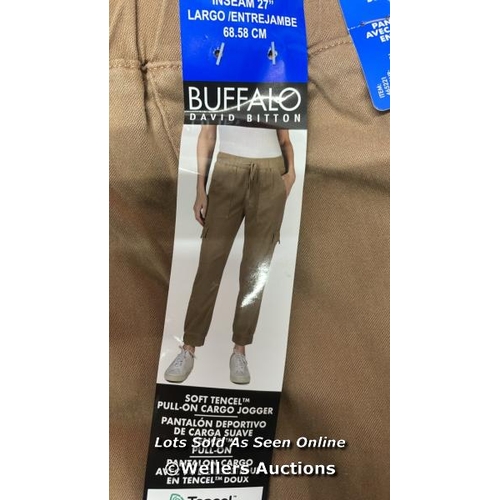 2020 - 6X LADIES NEW BUFFALO PULL ON CARGO JOGGERS L / D2