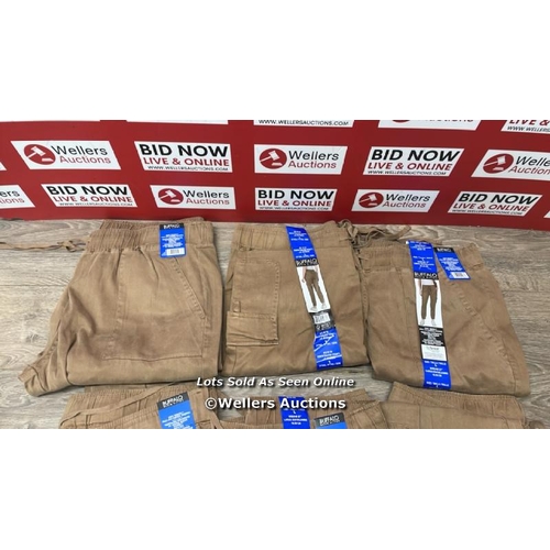 2022 - 6X LADIES NEW BUFFALO PULL ON CARGO JOGGERS L / D2