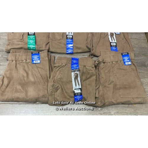 2025 - 6X LADIES NEW BUFFALO PULL ON CARGO JOGGERS L/XL / D3