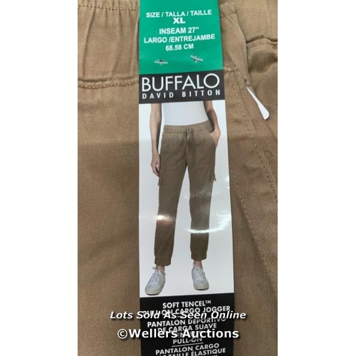 2026 - 6X LADIES NEW BUFFALO PULL ON CARGO JOGGERS XL / D3