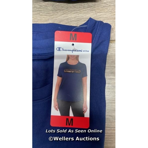 2042 - 7X LADIES NEW CHAMPION T SHIRTS M / D4