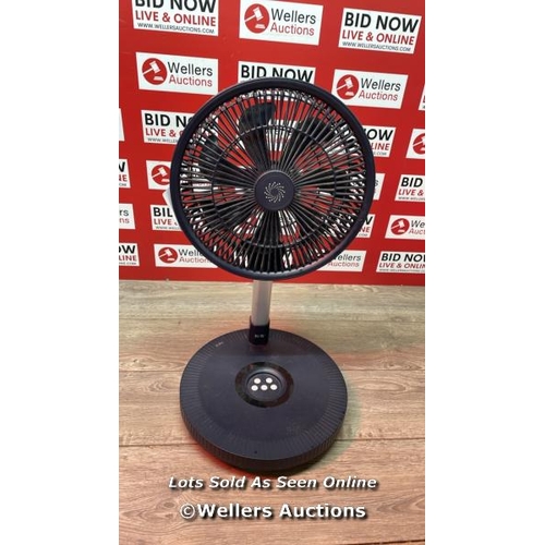 2219 - NSA ULTIMATE FOLDING FAN WITH REMOTE CONTROL, FFDC-24RC / NO POWER/SIGNS OF USE/DAMAGED USB PORT / E... 