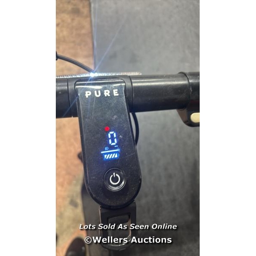 2479 - PURE AIRPRO ELECTRIC SCOOTER / POWERS UP / SIGNS OF USE / P2