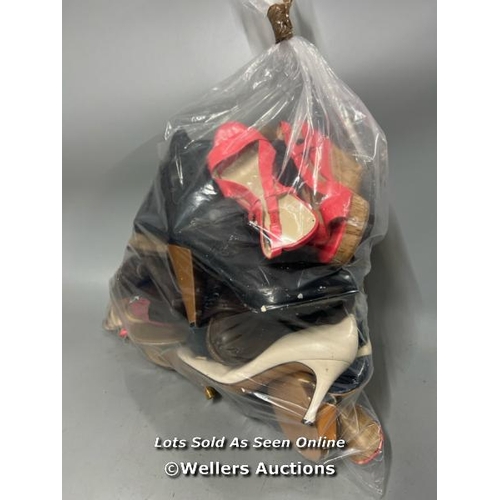 3047 - BAG OF PRE-OWNED LADIES SHOES / T15