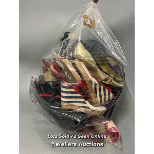 3050 - BAG OF PRE-OWNED LADIES SHOES / T15