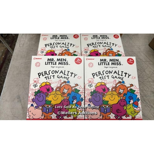 9022 - 4X MR MEN PERSONALITY TEST GAME / APPEARS NEW   / H34