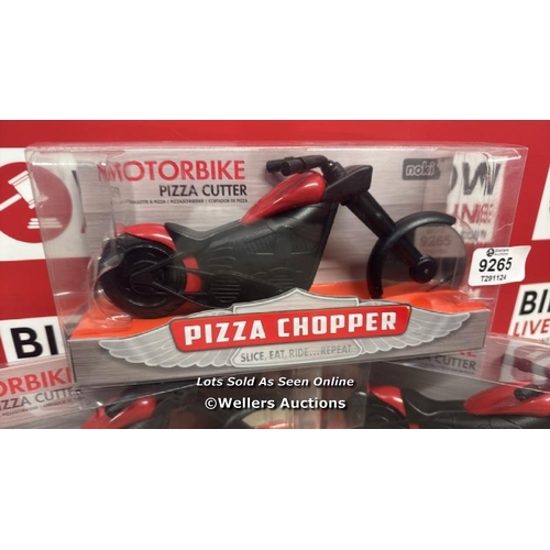 9265 - 3X MOTORBIKE PIZZA CUTTER / NEW / G36