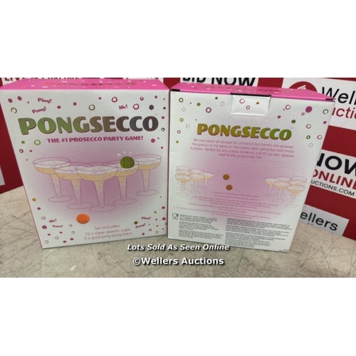 9310 - 2X PONGSECCO PARTY GAME / NEW / G30