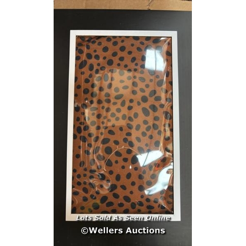 14 - RRP: 100 DOCKATOT BRONZED CHEETAH GRAND COVER BROWN / NEW  / COLLECTION FROM DARTFORD