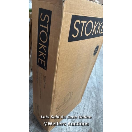 149 - RRP: 99 STOKKE 282405 CRUSI CARRYCOT RED / NEW OPEN BOX / COLLECTION FROM DARTFORD