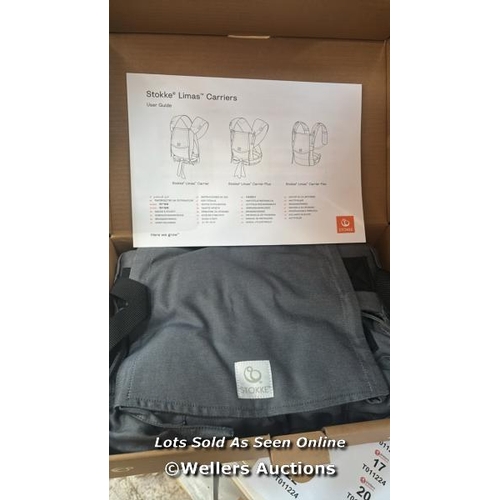 2 - RRP: 50 STOKKE LIMAS SLATE MELANGE CARRIER OCS / NEW OPEN BOX / COLLECTION FROM DARTFORD