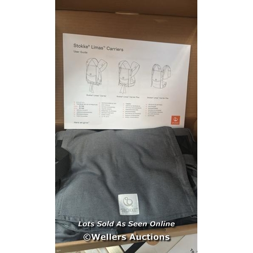 4 - RRP: 50 STOKKE LIMAS SLATE MELANGE CARRIER OCS / NEW OPEN BOX / COLLECTION FROM DARTFORD