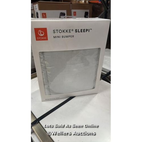 53 - RRP: 63 STOKKE SLEPPI MINI BUMPER CLASSIC WHITE / NEW AND SEALED / COLLECTION FROM DARTFORD