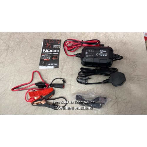 8039 - NOCO GENIUS5UK, 5A CAR BATTERY CHARGER, 6V AND 12V PORTABLE SMART CHARGER, BATTERY MAINTAINER, TRICK... 