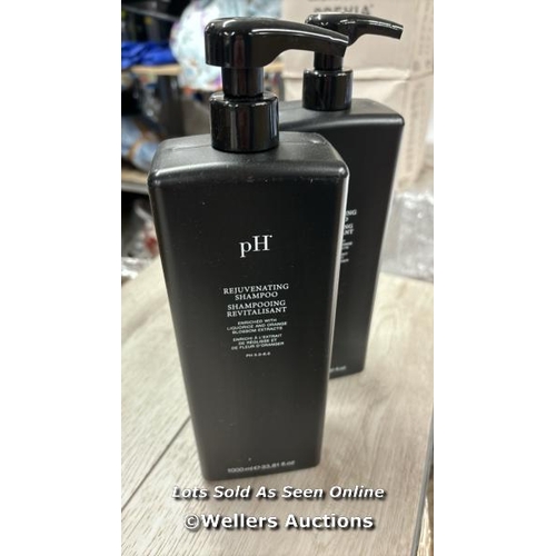 8074 - X2 NEW PH REJUVENATING SHAMPOO - ENRICHED WITH LIQUORICE AND ORANGE BLOSSOM EXTRACTS - 1000ML / F25