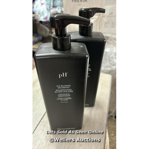 8080 - X2 NEW PH ICE BLOND SHAMPOO - ENRICHED WITH ILLIPE BUTTER AND JASMINE EXTRACT - 1000ML / F25