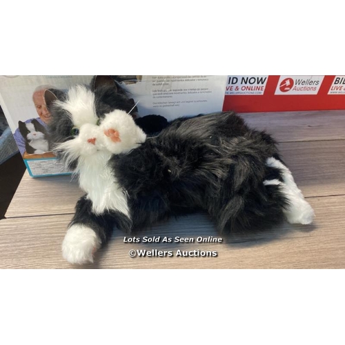 8158 - AGELESS INNOVATION JOY FOR ALL INTERACTIVE PET CAT - LIFELIKE & REALISTIC COMPANION WITH SOFT FUR AN... 