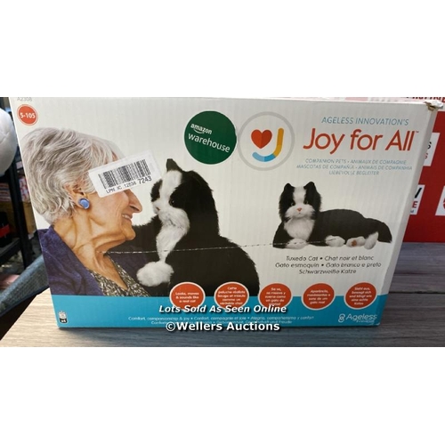 8158 - AGELESS INNOVATION JOY FOR ALL INTERACTIVE PET CAT - LIFELIKE & REALISTIC COMPANION WITH SOFT FUR AN... 