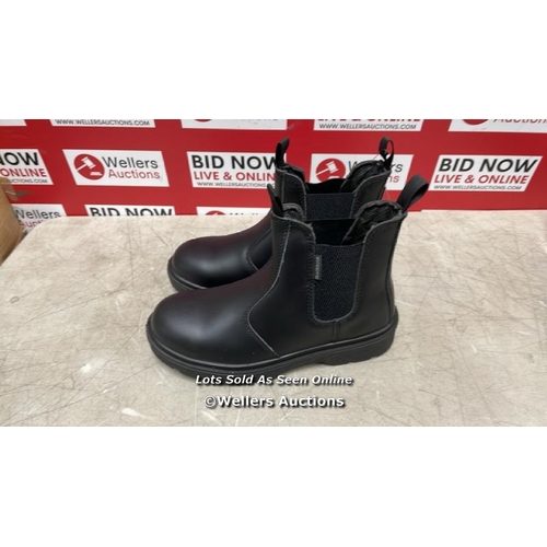 8178 - BLACKROCK SAFETY DEALER BOOTS BLACK, MENS WOMENS STEEL TOE CAP WORK BOOTS, SAFETY BOOTS, SAFETY SHOE... 