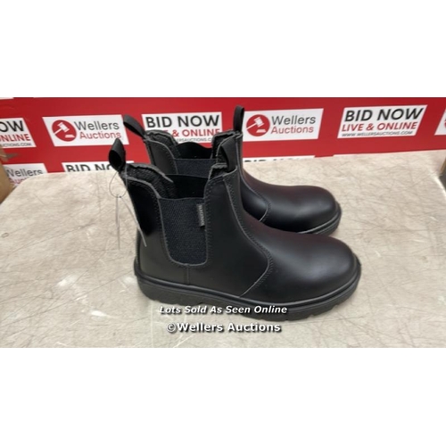 8178 - BLACKROCK SAFETY DEALER BOOTS BLACK, MENS WOMENS STEEL TOE CAP WORK BOOTS, SAFETY BOOTS, SAFETY SHOE... 