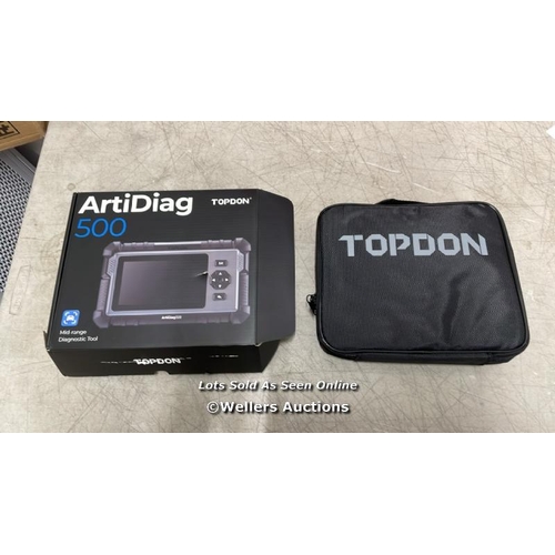 8240 - TOPDON OBD2 CODE READER SCANNER ARTIDIAG500, ENGINE ABS SRS TRANSMISSION CAR DIAGNOSTIC TOOL FOR ALL... 