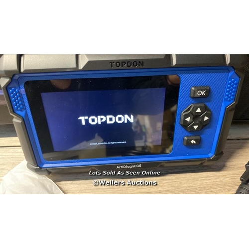 8241 - TOPDON OBD2 CODE READER SCANNER ARTIDIAG600S, 9 RESET SERVICE FOR OIL/BMS/ABS/SAS/EPB/DPF/TPMS/THROT... 