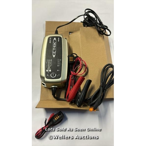 8246 - CTEK MULTI MXS 10 10A 12V 8-STAGE BATTERY CHARGER CONDITIONER / NO POWER / SIGNS OF USE