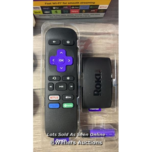 8257 - ROKU EXPRESS (NEW, 2023) HD STREAMING DEVICE WITH HIGH-SPEED HDMI CABLE AND STANDARD REMOTE (NO TV C... 