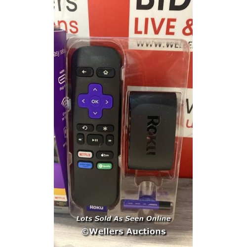 8262 - ROKU EXPRESS (NEW, 2023) HD STREAMING DEVICE WITH HIGH-SPEED HDMI CABLE AND STANDARD REMOTE (NO TV C... 