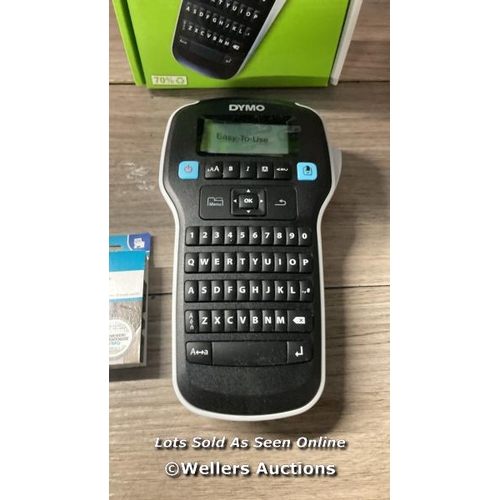 8282 - DYMO LABELMANAGER 160 LABEL MAKER | HANDHELD LABEL PRINTER WITH QWERTY KEYBOARD | INCLUDES BLACK & W... 