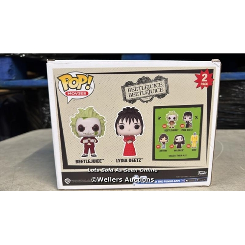 8331 - FUNKO POP! MOVIES: BEETLEJUICE BEETLEJUICE 2 PACK - BEETLEJUICE & LYDIA DEETZ - COLLECTABLE VINYL FI... 