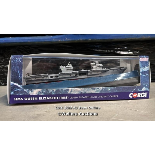 8339 - CORGI DIECAST MODEL SHIPS - CC75000 HMS QUEEN ELIZABETH (R08), QUEEN ELIZABETH-CLASS AIRCRAFT CARRIE... 