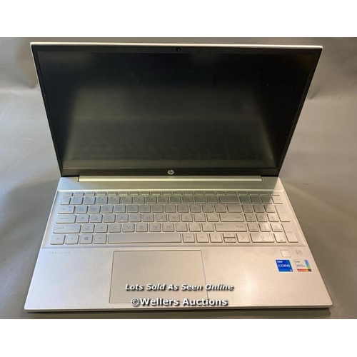 9536 - LAPTOP: HP PAVILION / INTEL CORE 15-1135G7@2.4GHZ / 8GB RAM / 1TB HD / WIN 11 / SN: 5CD1202KV0