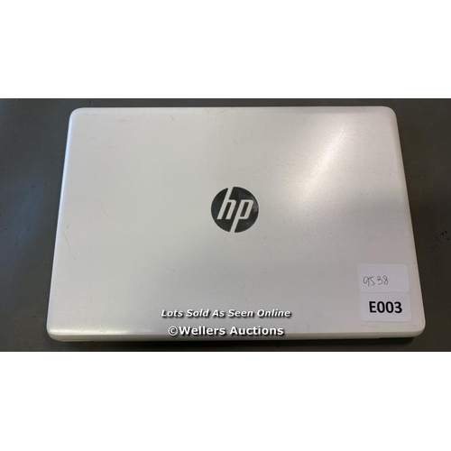 9538 - LAPTOP: HP STREAM / 32GB HB / INTEL CELERON N4020@1.1GHZ / 2GB RAM / WIN 10 / SN: SCD0475GK8 - WHITE