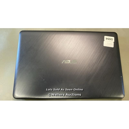 9553 - LAPTOP: ASUS SONIC MASTER / INTEL PENTIUM SILVER N5000@1.1GHZ / 4GB RAM / WIN 11 / SN: KCN0GR01B0834... 