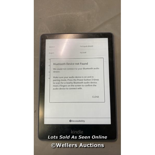 9560 - AMAZON KINDLE / MODEL M2L4EK / BLUE