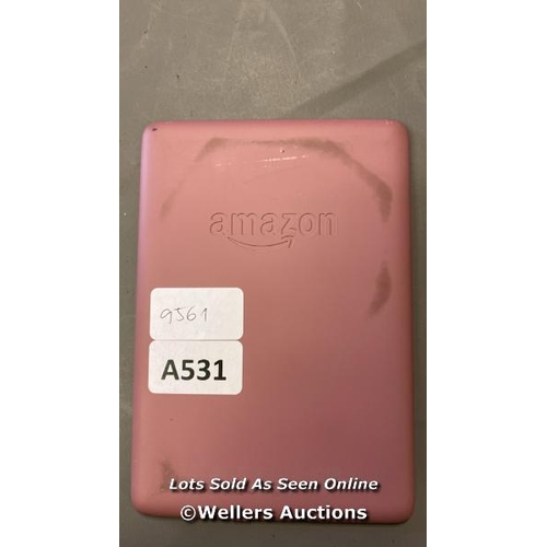 9561 - AMAZON KINDLE / MODEL PQ94W1F /LIGHT PURPLE