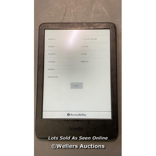 9563 - AMAZON KINDLE / MODEL C2V2L3 / BLACK